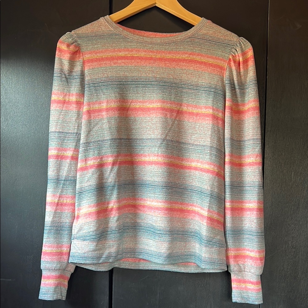 Carve Designs Multicolor Striped Long Sleeve